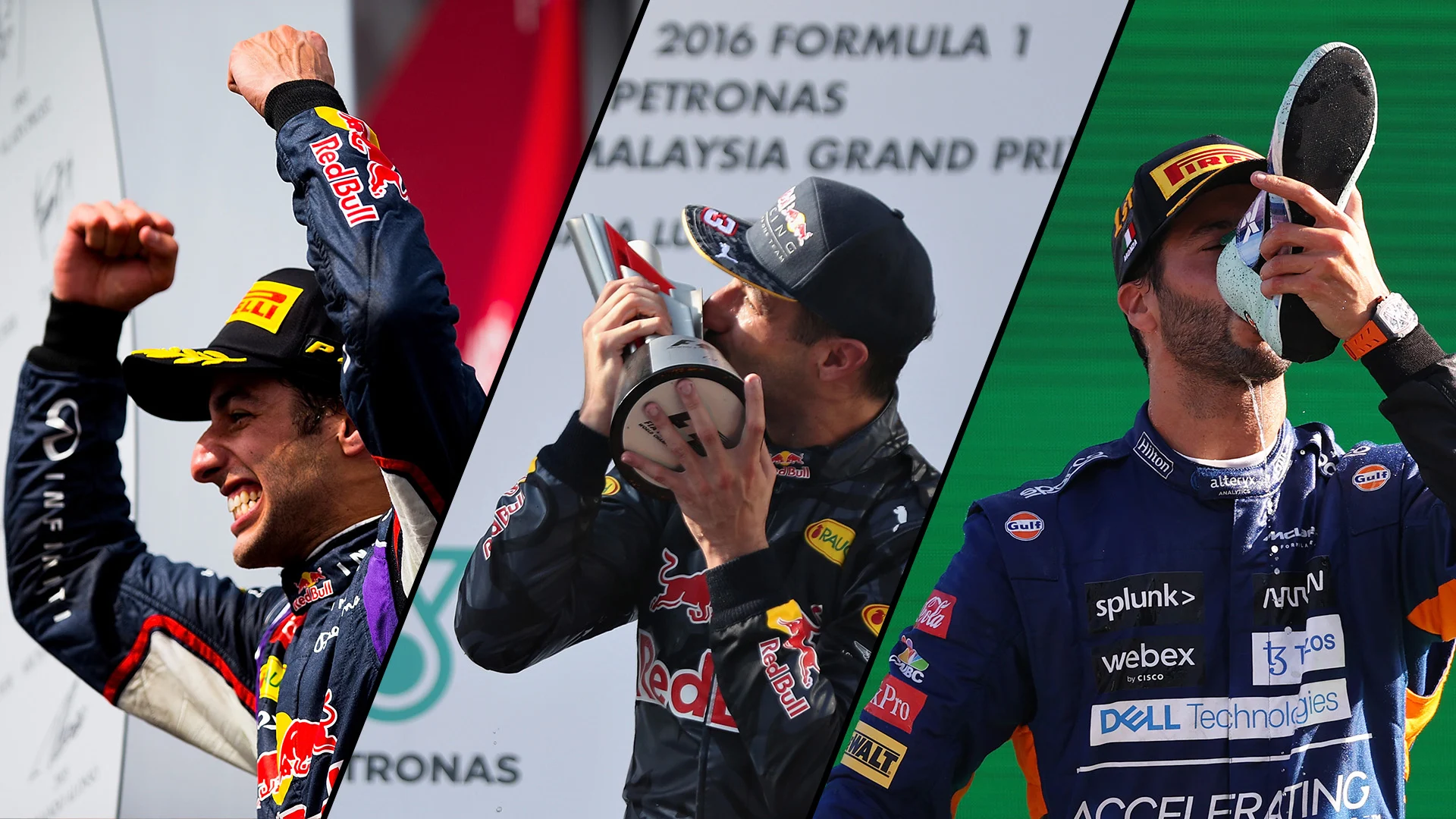 From battling in Baku to magic in Monaco – Daniel Ricciardo’s 8 Grand